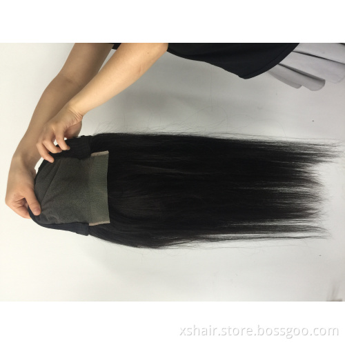 Wholesale OEM Brazilian150% Density Wig Virgin Straight Body Wave Human Hair Frontal Wig 6x6 Lace Front Closure Wig